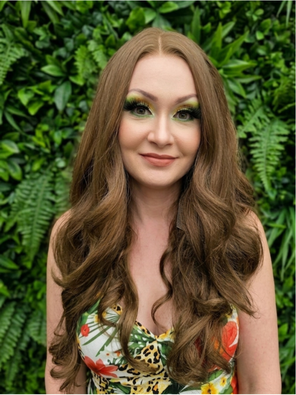 Brooke in Cherry Cola | 26" 13x4 Lace Front Curly Wig
